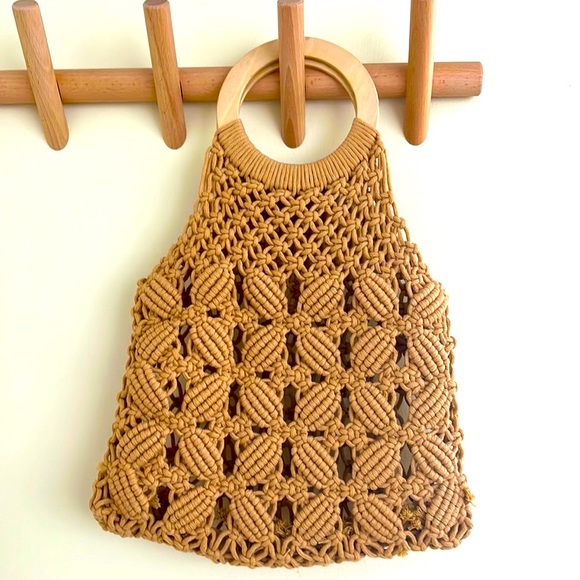 Handbags - Knit hoop bag for summer